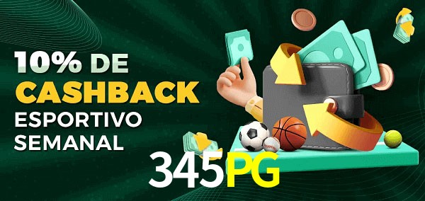 10% de bônus de cashback na 345PG